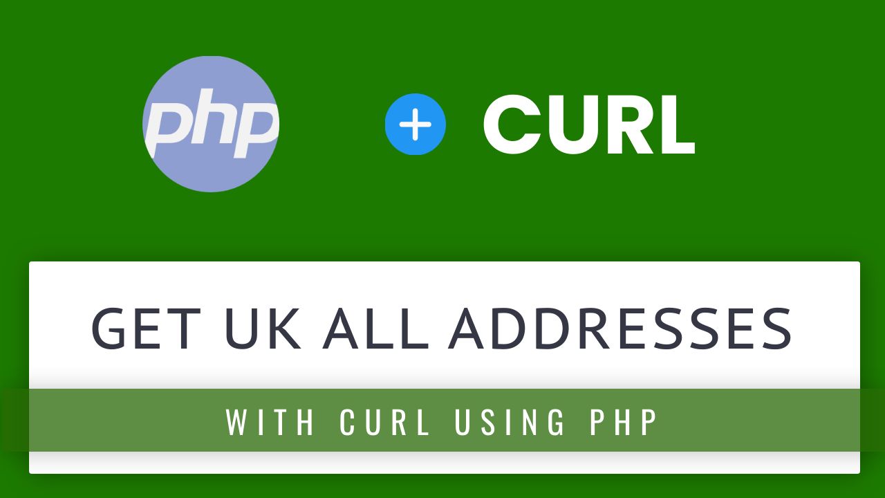 How to get all UK addresses by postal code